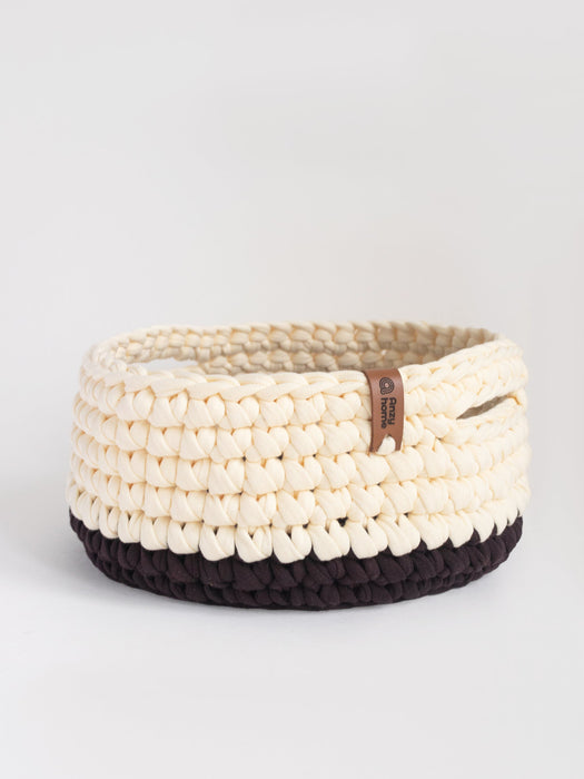 Round Soft Baskets with Handles Baskets Anzy Home