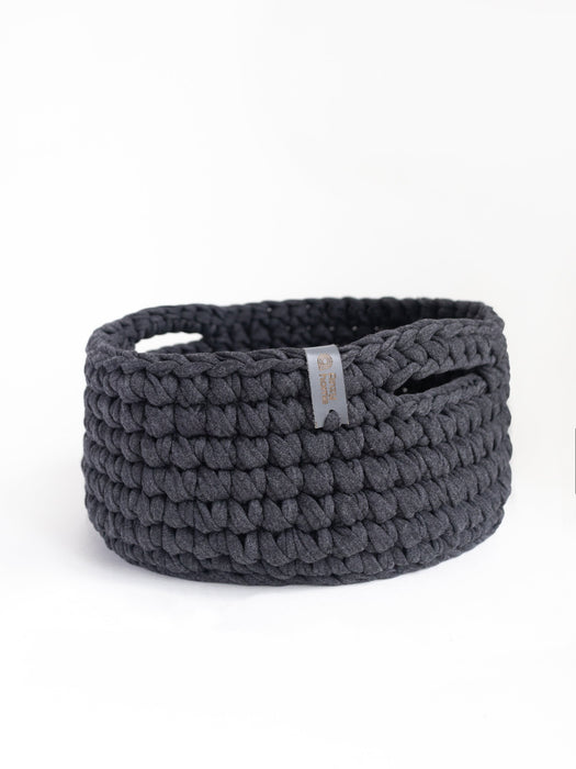 Round Soft Baskets with Handles Baskets Anzy Home