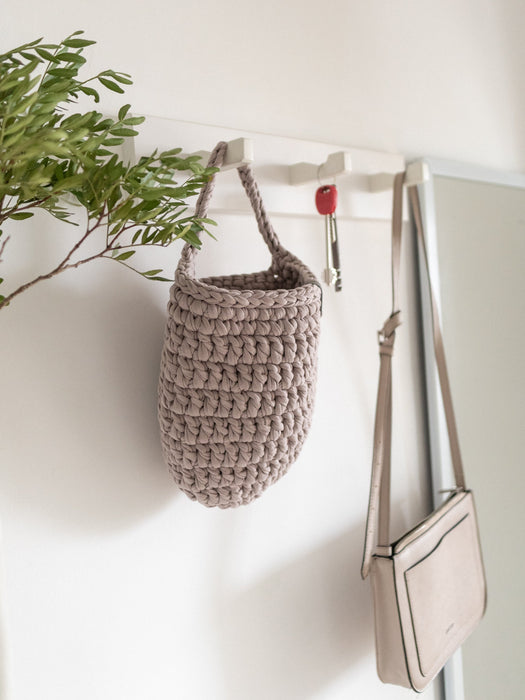 Storage Basket Hanging Pale Mauve Storage & Organization Anzy Home