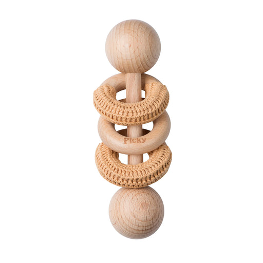 PICKY RATTLE WITH CROCHET RINGS