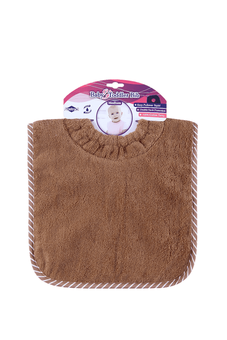 LITTLE PIPERS WATERPROOF BIB PULLOVER, SOLID TAN