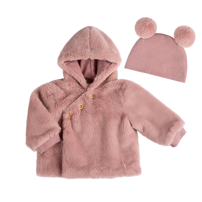 faux fur jacket - Hat subject to availability Baby & Toddler Tricot Bebe