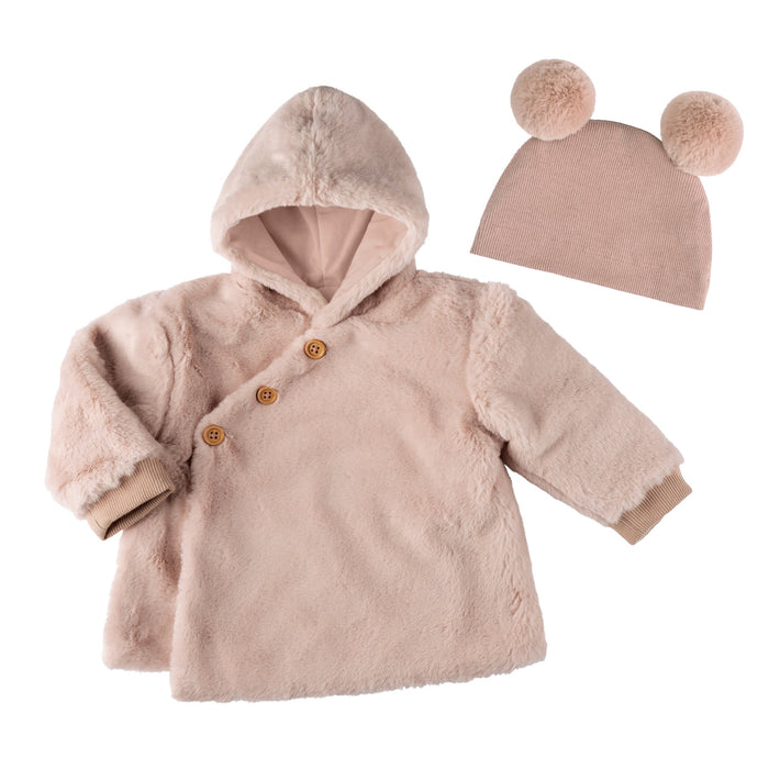 faux fur jacket - Hat subject to availability Baby & Toddler Tricot Bebe
