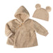 faux fur jacket - Hat subject to availability Beige Baby & Toddler Tricot Bebe