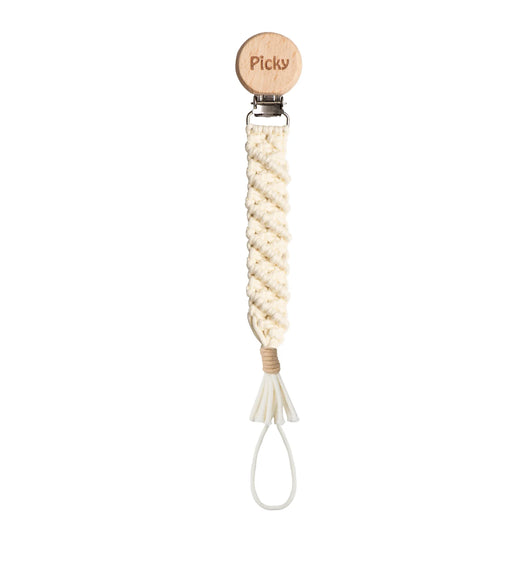 MACRAME PACI BRAIDED CLIP