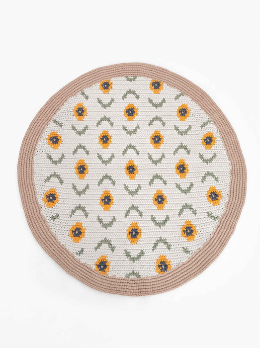 Sunflower Round Rug | SUNFLOWER signature collection