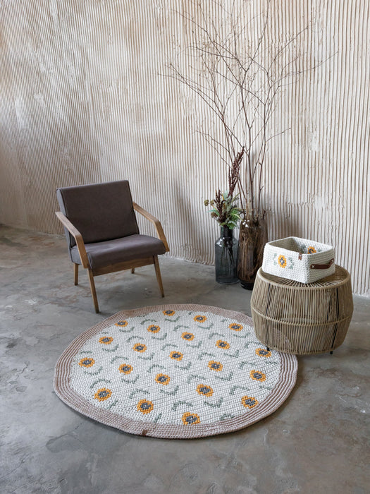 Sunflower Basket with Handles | SUNFLOWER signature collection Baskets Anzy Home