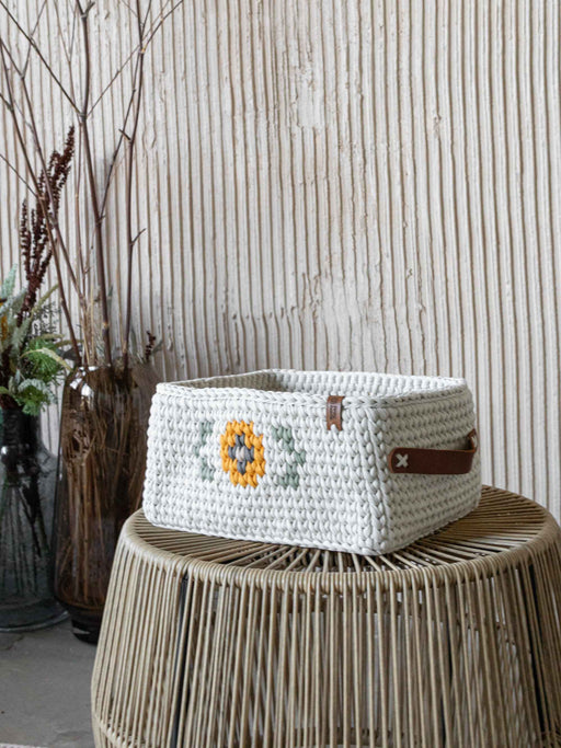 Sunflower Basket with Handles | SUNFLOWER signature collection Baskets Anzy Home