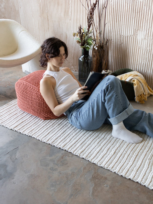 Pouf Square Recycled Pouf Anzy Home