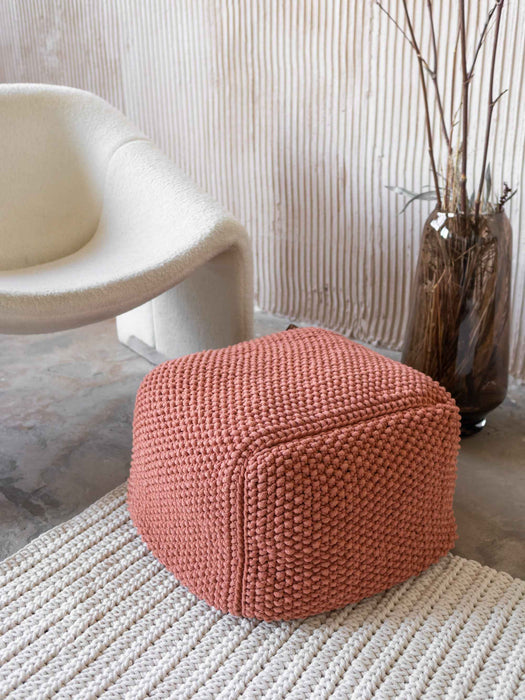 Pouf Square Recycled