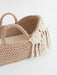 Doll Moses Basket Macrame Hood w/Rocking Stand Dolls, Playsets & Toy Figures Anzy Home