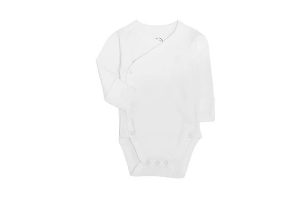 LITTLE PIPERS LONG SLEEVE - MITTEN CUFF - SIDE-SNAP BODYSUIT - 3-6 MONTHS - 2 PACK UNDERSHIRTS LITTLE PIPERS