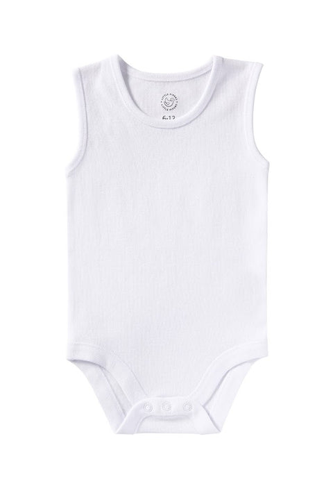 LITTLE PIPERS BODYSUIT FLAT SLEEVELESS - 3 PK . UNDERSHIRTS LITTLE PIPERS