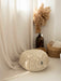 Pouf Boho with Macrame Decor