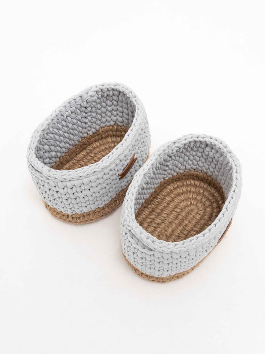 Diaper Caddy with Jute Accent