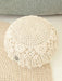 Pouf Boho with Macrame Decor
