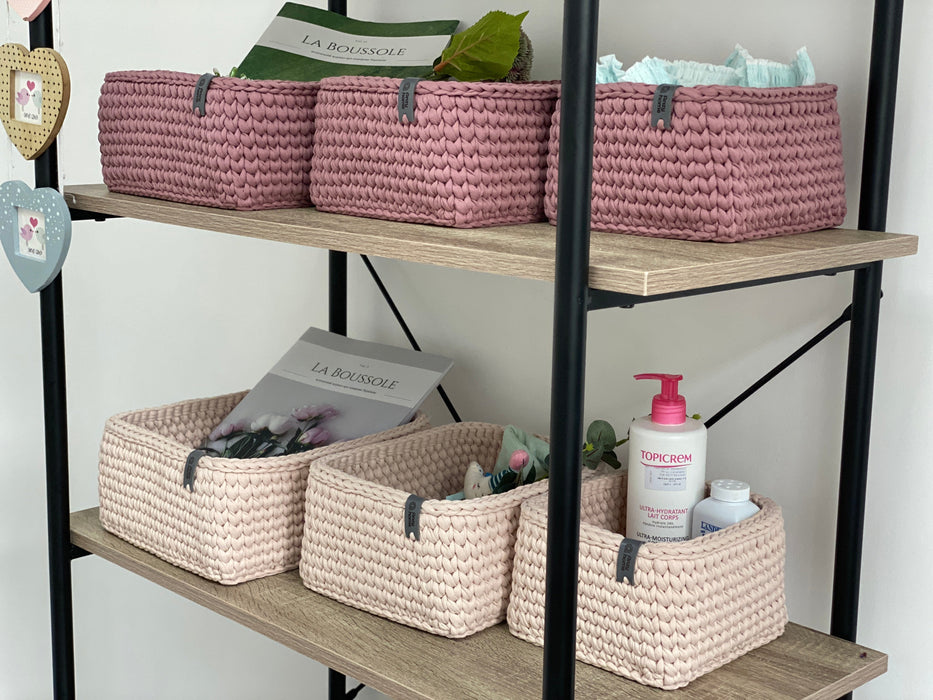 Set of 3 Drawer Storage Organizers Baskets Anzy Home
