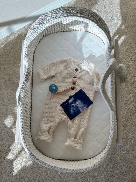 XL Moses Basket with Round Hood Bassinets & Cradles Anzy Home