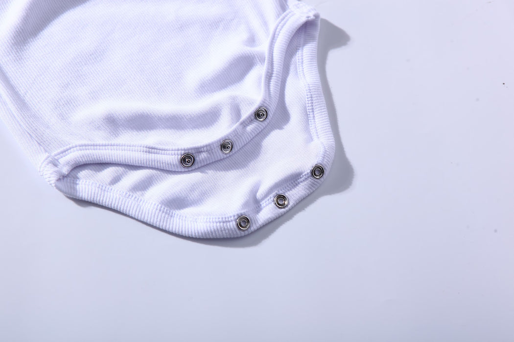 LITTLE PIPERS BABY RIBBED BODYSUITS - 12-18 MONTHS, BLUE, SHORT SLEEVES - 2 PACK