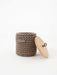 Round Storage Baskets w/ Wooden Lid Recycled Storage & Organization Anzy Home