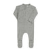 AURORA CLASSICS BABY FOOTIE – FLORAL RIB COLLECTION BLUE FOOTIE AURORA