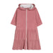 AURORA CLASSICS BABY CAR EMBROIDERED TERRY ROBE PINK RED TOWELS AURORA