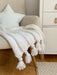 Boho Hand-Knitted Baby Blanket Blankets Anzy Home