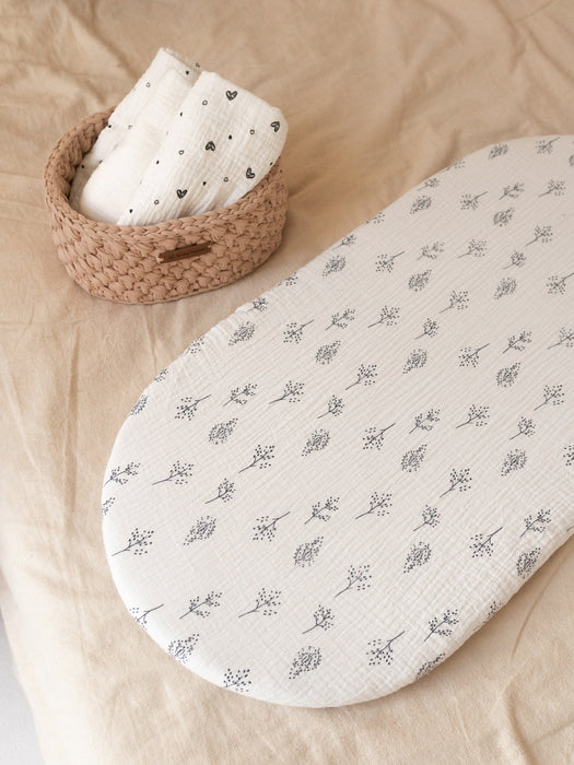 Muslin Mattress Fitted Sheets Branches One Size Bassinet & Cradle Accessories Anzy Home