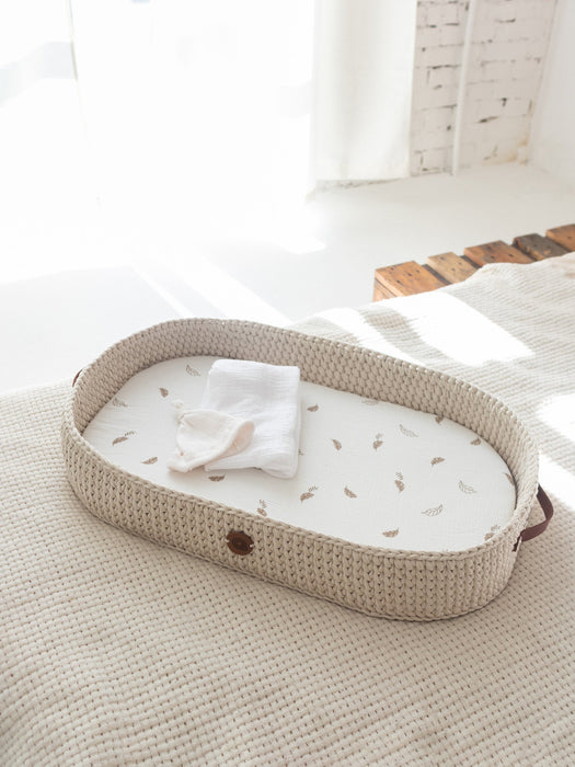 Baby Lounging and Changing Basket XL 3-in-1 Changing Tables Anzy Home