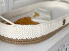 Boho Baby Changing Basket with Jute Accent Changing Tables Anzy Home