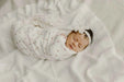 AURORA CLASSICS BABY GIRL MUSLIN SWADDLE BOW PATTERN COLLECTION MUSLIN SWADDLE AURORA