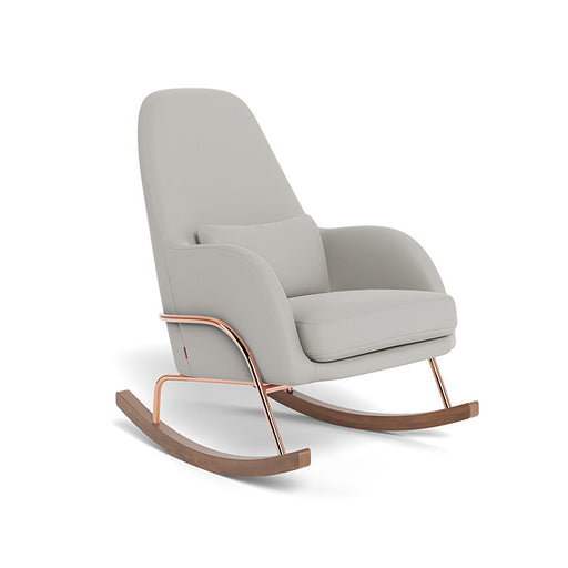 MONTE JACKSON ROCKER GLIDER GREY ENVIROLEATHER WITH COPPER FRAME