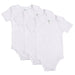 JACK & JILL BABY SHORT SLEEVE WHITE BODYSUIT UNISEX ORGANIC 100% COTTON ONESIES 3-PACK N A UNDERSHIRTS JACK & JILL