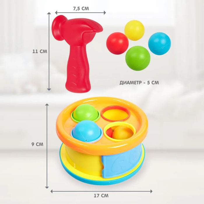 PLAYKIDIZ POUND - A - DRUM TOY TOYS PLAYKIDIZ