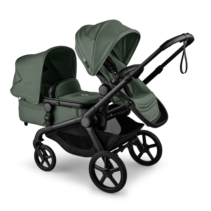 bugaboo side by side stroller BUGABOO KANGAROO COMPLETE DOUBLE STROLLER — Little Luxury