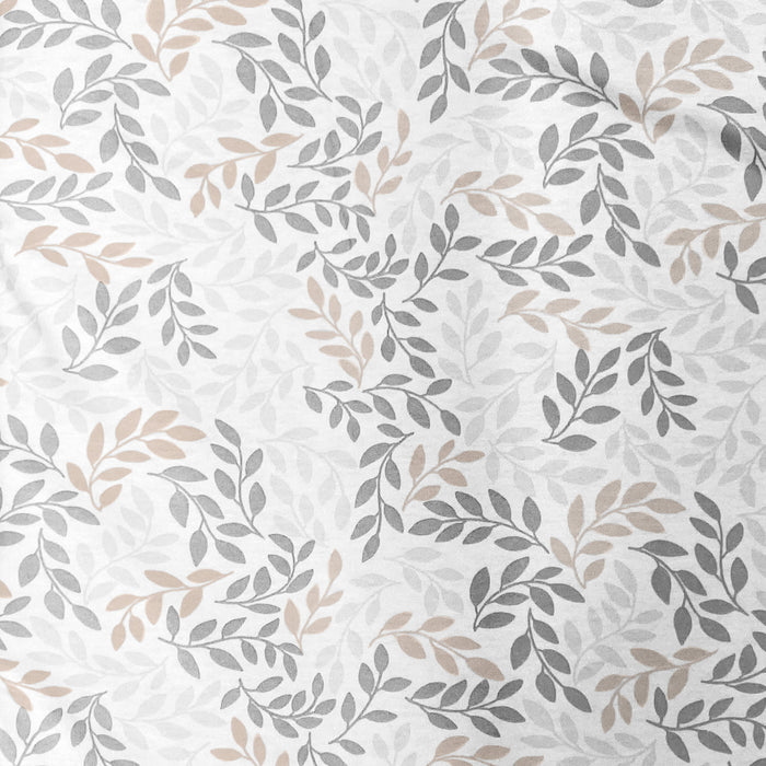 Shnuggle Air Lite Crib Fitted Sheets | 100% Soft Cotton Bedding Leaf Design M4A