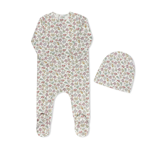 Liberty Print Footie Floral Tricot Bebe