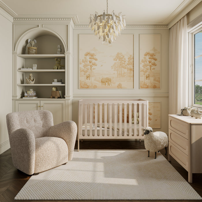 LULLA & LULLI 3-IN-1 CONVERTIBLE CRIB CRIB HUSHCRIB