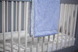 KIDU BABY BLANKET WEAVE NEWBORN COLLECTION CUDDLE FUZZY BLANKET FOUX FUR WOVEN LOOK