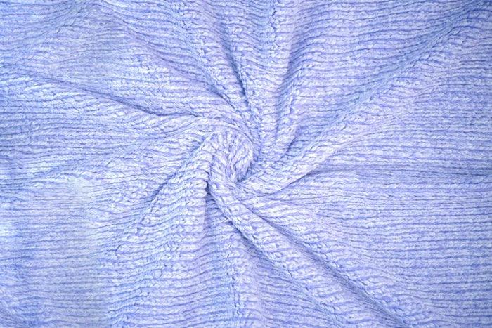 KIDU BABY BLANKET WEAVE NEWBORN COLLECTION CUDDLE FUZZY BLANKET FOUX FUR WOVEN LOOK