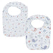 LIVING TEXTILES CO. 2PK MUSLIN SWADDLE BABY BIB - SWEET TWEET BIBS LIVING TEXTILES CO.