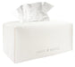 CRATE & BASICS TISSUE BOX SLEEVE LARGE LUXE WHITE GEAR CRATE & BASICS
