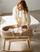 Baby Moses Basket with Round Hood Standard EU Bassinets & Cradles Anzy Home