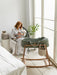 Baby Moses Basket with Round Hood Standard EU Bassinets & Cradles Anzy Home