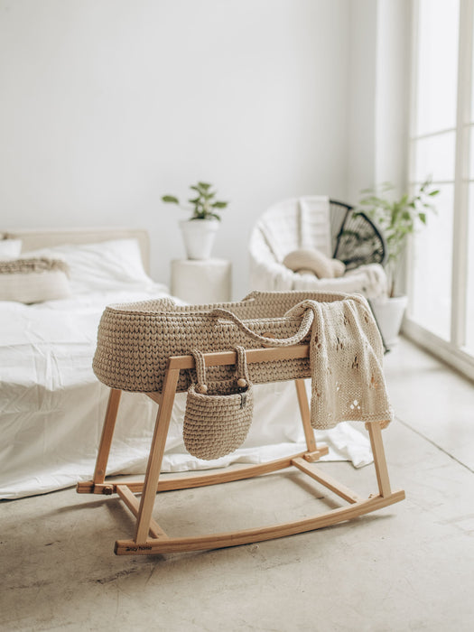 Baby Moses Basket Standard EU Bassinets & Cradles Anzy Home