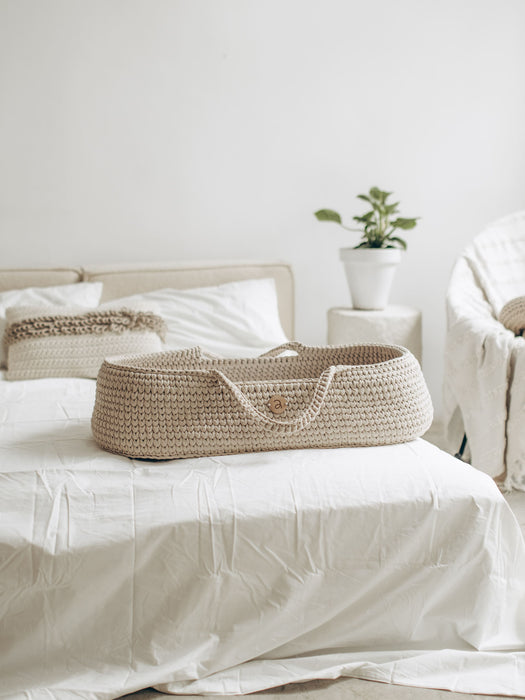 Baby Moses Basket Standard EU Bassinets & Cradles Anzy Home