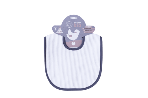 RIBBED WATERPROOF BIB CHAMBRAY INFANT