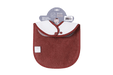 LITTLE PIPERS RIBBED WATERPROOF BIB - MAUVE - INFANT FEEDING LITTLE PIPERS