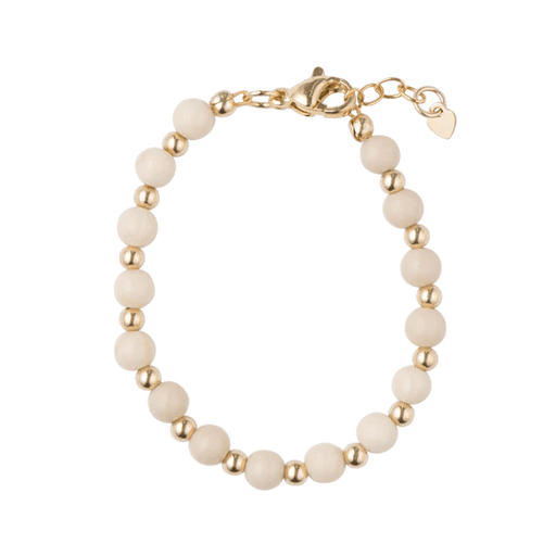 DYE JADE STONE WITH GOLD BEADS