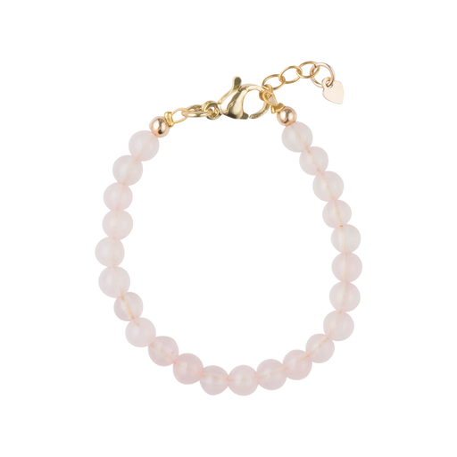 PICKY ROSE QUARTZ BEADS BRACELET